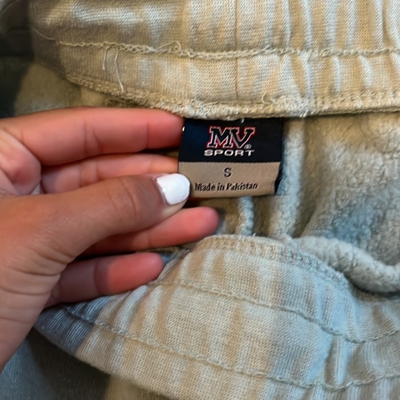 Suncatcher Surf Shop Bottom Cuff Sweatpants, Size: Small, Color: light green - Picture 3 of 3